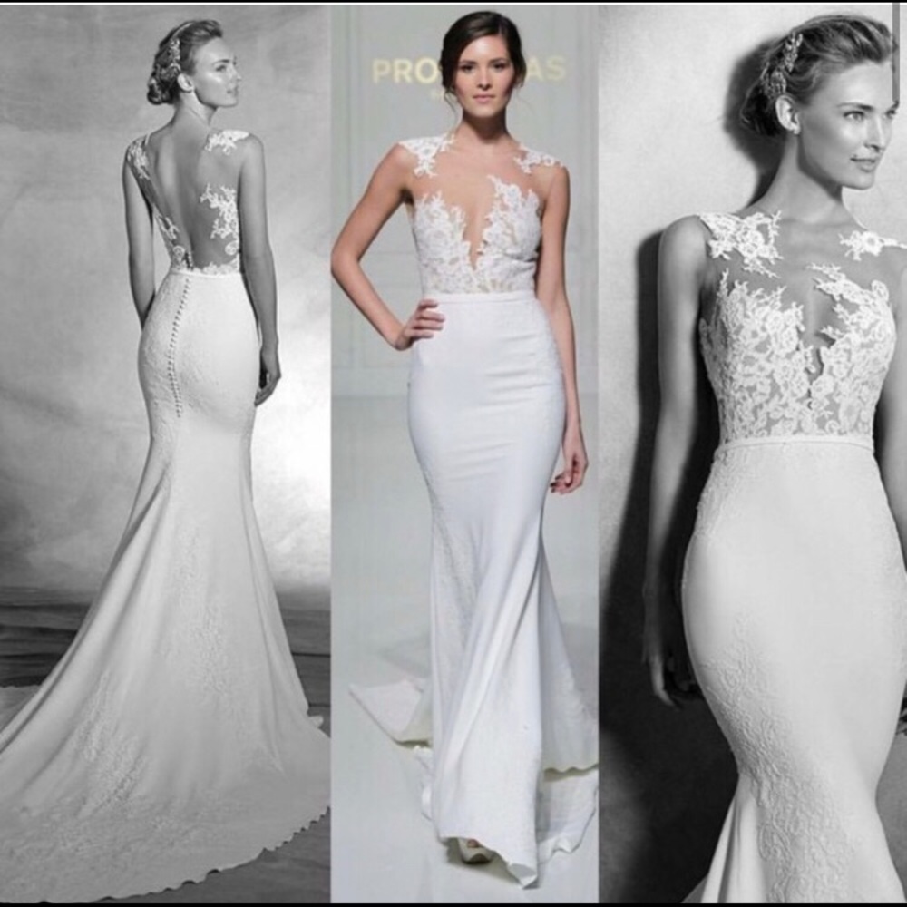 Stunning pronovias vicenta wedding dress